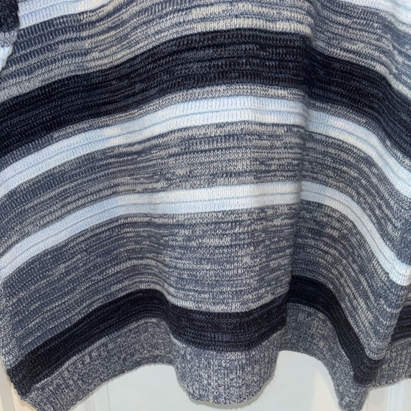 South Pole Men's Striped Crewneck Sweater in Black and Gray - Picture 10 of 15